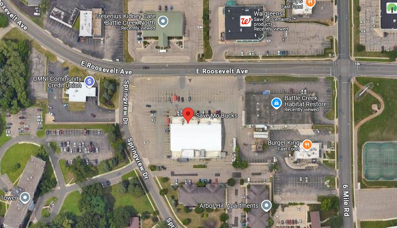 Springlake Lanes - Aerial Map (newer photo)